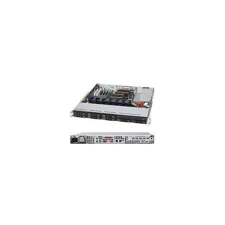 Supermicro SuperChassis 600W 1U Rackmount Server Chassis (Black), CSE-113TQ-600CB CSE-113TQ-600CB